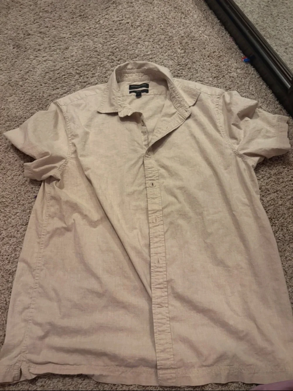 Men's Short Sleeve Casual Button-Up Shirt - Banana Republic